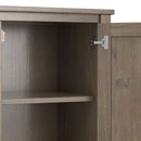 Ela - Medium TV Stand - Smoky Brown by HouseOfZazla