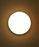 Flux 7"W 1-Light LED Flush Mount Light Fixture Satin Silver Finish by Maxim