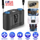 Wearable Waist Fan with 16000mAh Power Bank & Dual Turbines