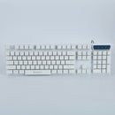 104-Key Wired Gaming Keyboard Mouse Set Colorful Backlit Gaming Keyboard w/ RGB Colorful 1000 DPI Gaming Mouse