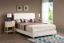 Elegant Transitional Upholstered Bed by HouseOfZazla