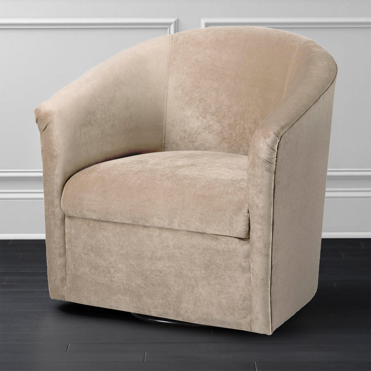 Eden - Swivel Chair With Upholstery And Hardwood Frame, photo 12 of 30