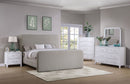 Wren Upholstered Eastern King Panel Bed Grey