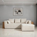 Modular Corner Sofa With Soft Fabric
