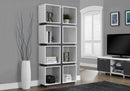Contemporary 5-Tier White Bookshelf by HouseOfZazla