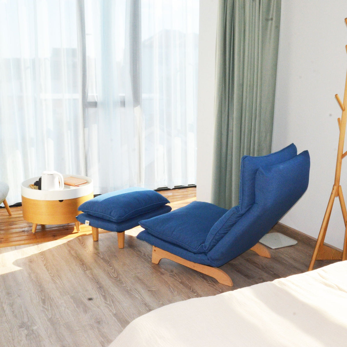 Single Lazy Sofa Chair Leisure Foldable Reclining Chair, photo 7 of 8