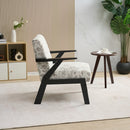 Mid-Century Modern Lounge Armchair - Seat Cushion (Beige + Grey)