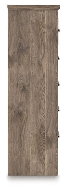 Rusticott - Five Drawer Chest - Brown