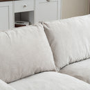 Convertible Combination Sofa With Footstools With Storage by Unique Piece Furniture