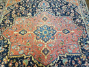 4.5' X 6.5' Handmade Antique Fine Indian Wool Rug Carpet Red