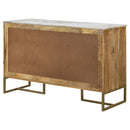 Paloma - 3 Door Herringbone Accent Cabinet - Natural by HouseOfZazla