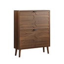 Medieval - Independent Shoe Cabinet With 2 Flip Drawers by Unique Piece Furniture