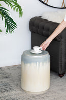 Florence Reactive Glaze Ceramic Garden Stool