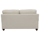 Brewster - Upholstered Loveseat With English Arms - Light Gray