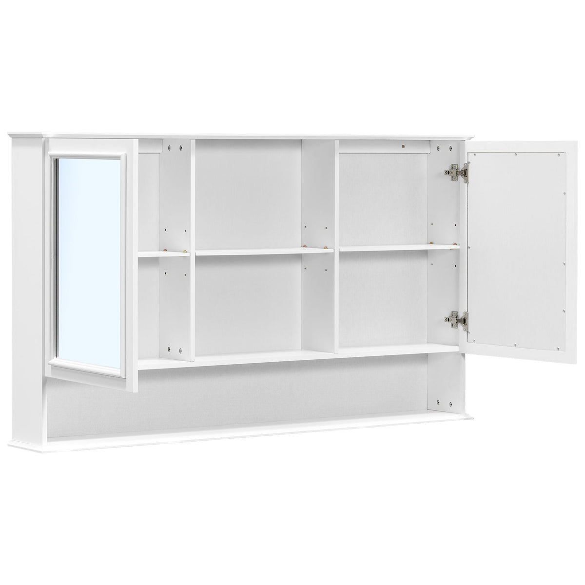 Double Sink Bathroom Vanity Set with Wall Mount Mirror Cabinet, photo 20 of 40