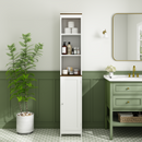 Tall Bathroom Storage Cabinet with Reversible Door