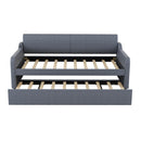 Upholstered Daybed With Trundle And USB Charging
