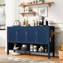 U_STYLE 55.1'' Storage Sideboard with 4 Doors