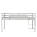 Low Loft Bed With Adjustable Ladder