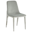 Upholstered Dining Side Chairs (Set of 4) - Gray by HouseOfZazla
