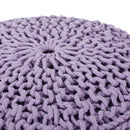 Bordeaux - Knitted Round Pouf Ottoman by Unique Piece Furniture