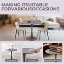 Mid-Century Tulip Table With Round Top, Pedestal Base by Unique Piece Furniture