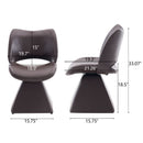 Modern Swivel Dining Chair With High Back