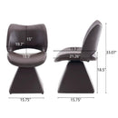 Modern Swivel Dining Chair With High Back by Unique Piece Furniture