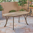 Outdoor Table With Smooth Lines, Slat Top by HouseOfZazla