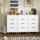 4 Drawer Dresser, Drawer Chest, Tall Storage Dresser Cabinet Organizer Unit with Metal Legs for Bedroom, Living Room, Closet (White/4 Drawer)