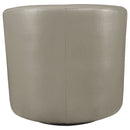 Swivel Armchair With Barrel-Back Design