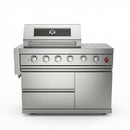 75300 BTU 6 Burners Deluxe Stainless Steel Gas Outdoor Kitchen Barbecue Island Grill by HouseOfZazla