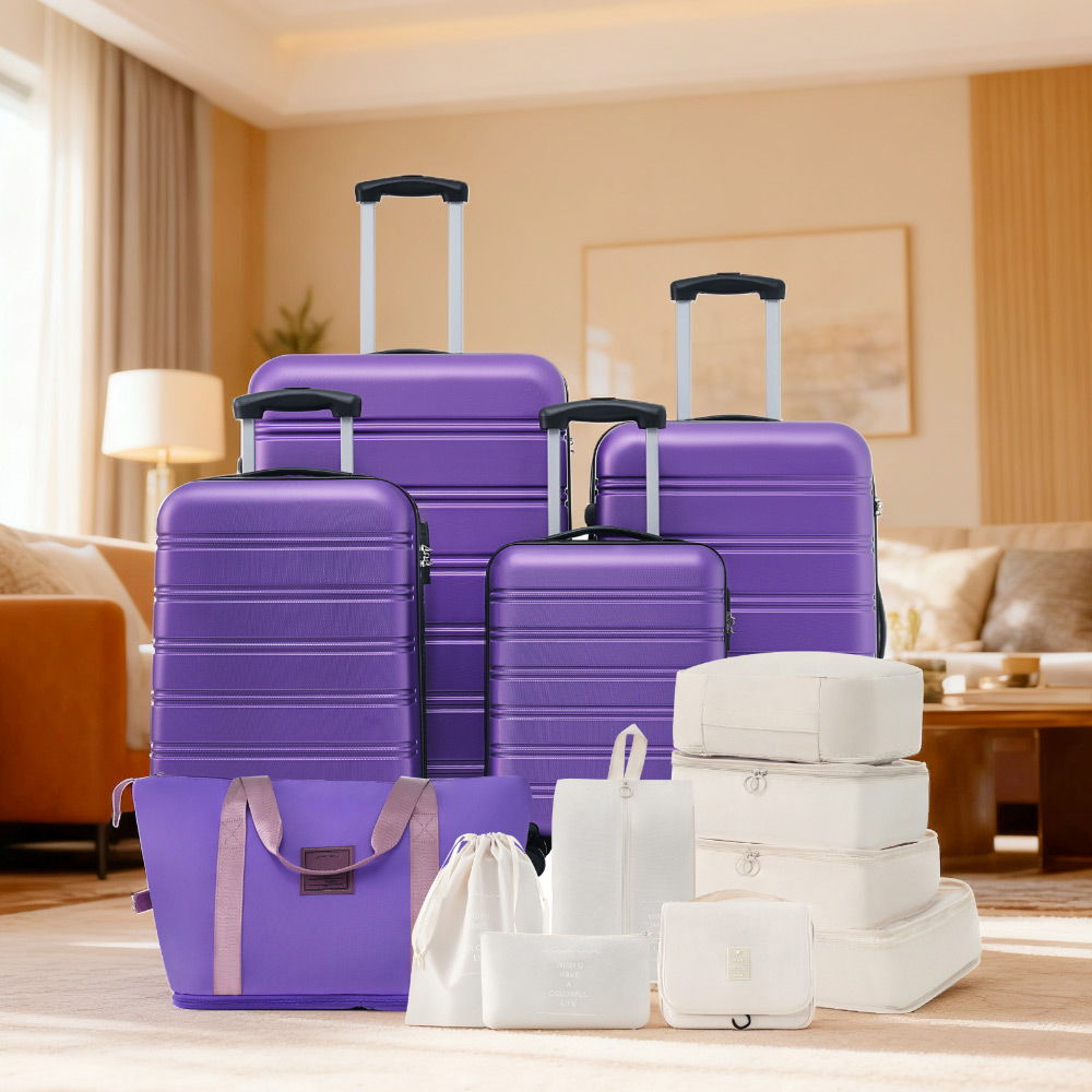 Hardshell Luggage Sets 4 Pieces + Bag Spinner Suitcase With Tsa Lock Lightweight - 16" / 20" / 24" / 28" Luggages, photo 20 of 40