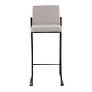 Fuji - Contemporary High Back Barstool Elegant Design