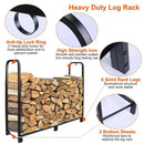 Firewood Log Rack for Home Use Heavy Duty Wood Storage by LJGDeals