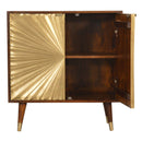 Manila - Cabinet - Gold / Brown by Unique Piece Furniture
