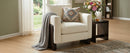 Modern Accent Chair Stylish Club Chair Armchair with Rubberwood Legs for Living Room, Bedroom, or Office by HouseOfZazla