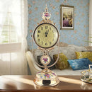Vintage American Style Desktop Clock Home Ornament