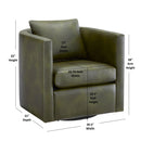 Sutton - Swivel Barrel Chair by HouseOfZazla