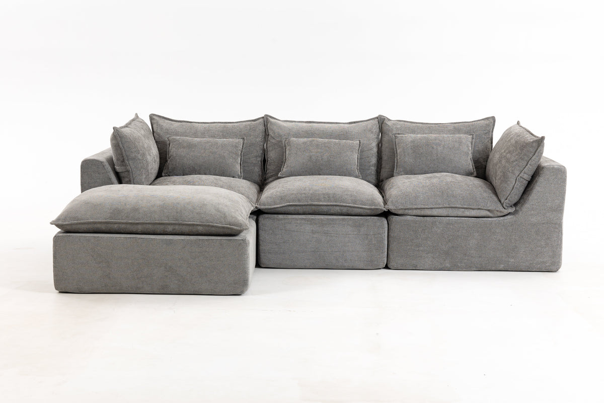 102.3" Width Cloud Couch Oversized Modular Sectional Sofa, photo 9 of 10