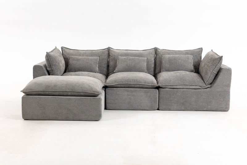 102.3" Width Cloud Couch Oversized Modular Sectional Sofa, photo 9 of 10