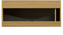 Nyah 36'' Wall-Mounted Cabinet with Drawer, Light Woodgrain Color by HouseOfZazla