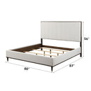 Carena - 5 Piece Bedroom Set (Eastern King Dresser Chest Mirror Nightstand) - Brown / Light Gray / White by Unique Piece Furniture