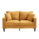 Modern Upholstered 2 Piece Sofa Set With 3 Seater And 2 Seater