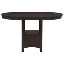 Danford - 5 Piece Counter Height Dining Set With Upholstered Stools - Espresso