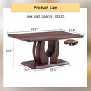 Modern, Minimalist Rectangular Coffee Table by HouseOfZazla