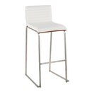 Mason Mara - Contemporary Fixed Height Barstool (Set of 2) by HouseOfZazla