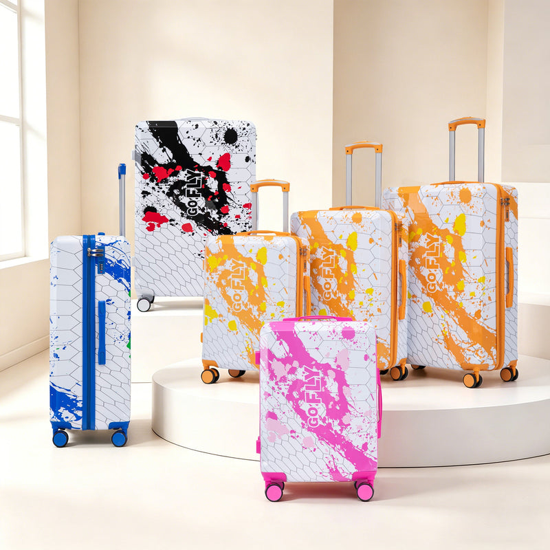 3-Piece PC Spinner Wheel Luggage Set in Blue, photo 3 of 10