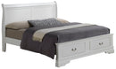 Upholstered Panel Sleigh Bed Design by Unique Piece Furniture