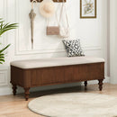 50.8-Inch Multi-Functional Storage Ottoman Bench by HouseOfZazla